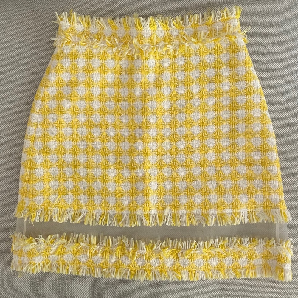 MSGM tweed mini skirt